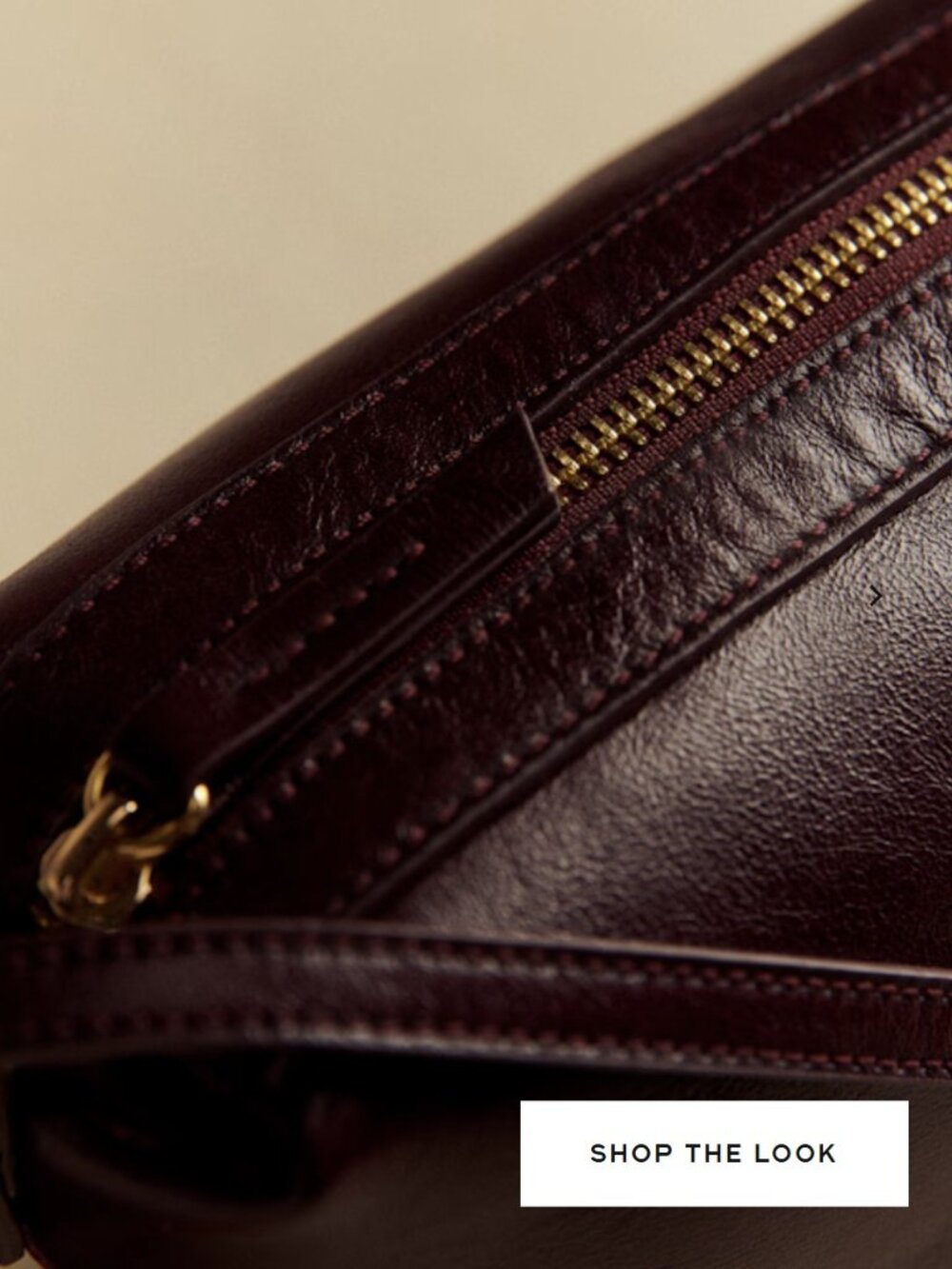 Sezane Lou Bag Vintage Burgundy - Size TU - Picture 4 of 4